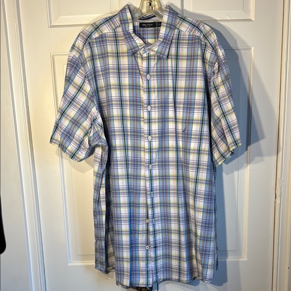 Nautica Other - Nautica Men's Blue Plaid Shirt